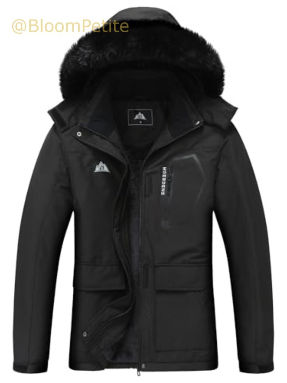 MOERDENG Women's Ski Jacket Waterproof Warm Winter Coat